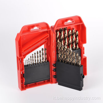 Twist Drill Bit set da 25 pcs set